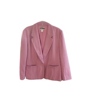 Pendleton Vintage 100% Wool Pink Jacket Blazer USA Sz 14
